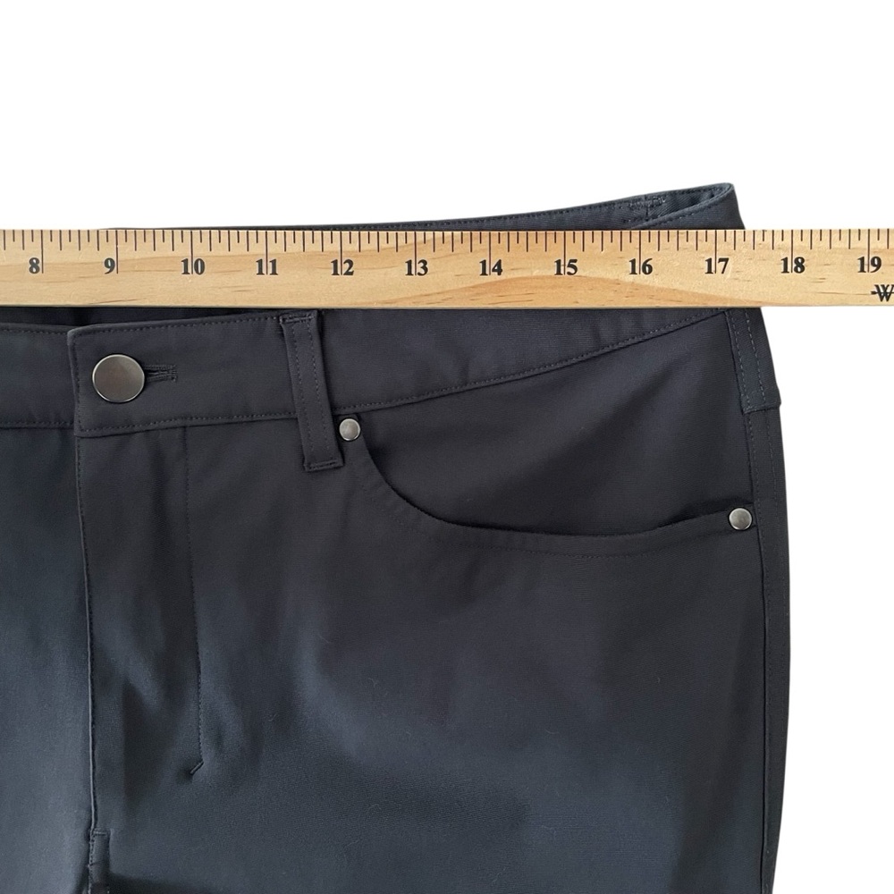 Lululemon Pant Men’s Size 34X30 Gray Obsidian ABC Slim Fit Warpstreme - Picture 7 of 8